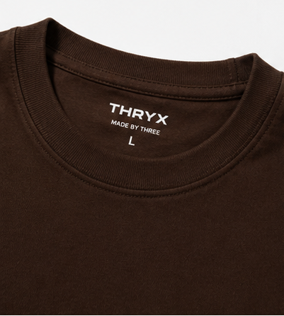 thryx oversized tee – brown thryx oversized tee – brown