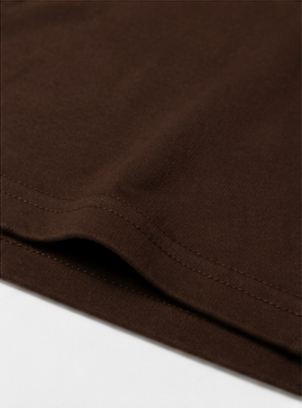 thryx oversized tee – brown thryx oversized tee – brown