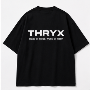 thryx oversized tee black