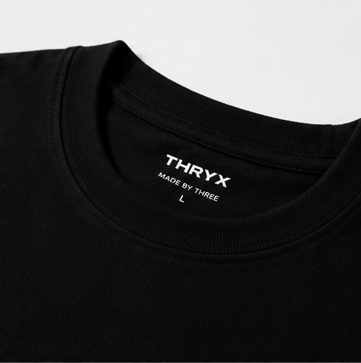 thryx oversized tee black thryx oversized tee black