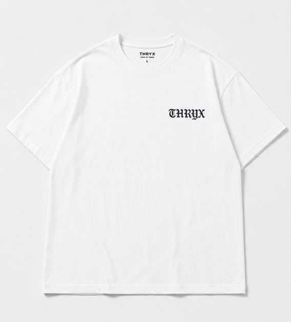 thryx oversized tee – white thryx oversized tee – white